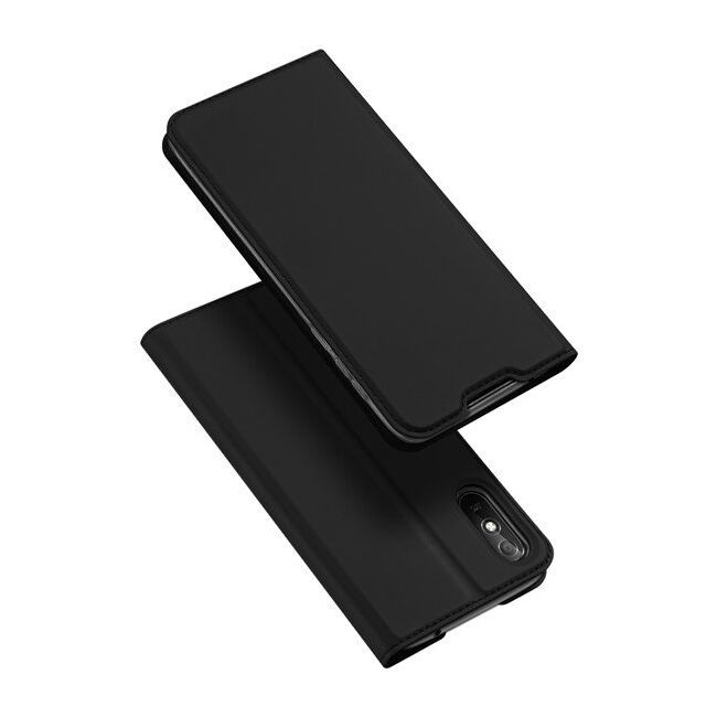 Husa pentru Xiaomi Redmi 9A, 9AT DUX DUCIS Skin Pro Bookcase, (negru)
