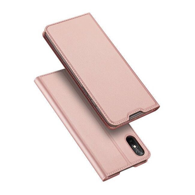 Husa DUX DUCIS Skin Pro Bookcase pentru Xiaomi Redmi 9A, 9AT (rose-gold)