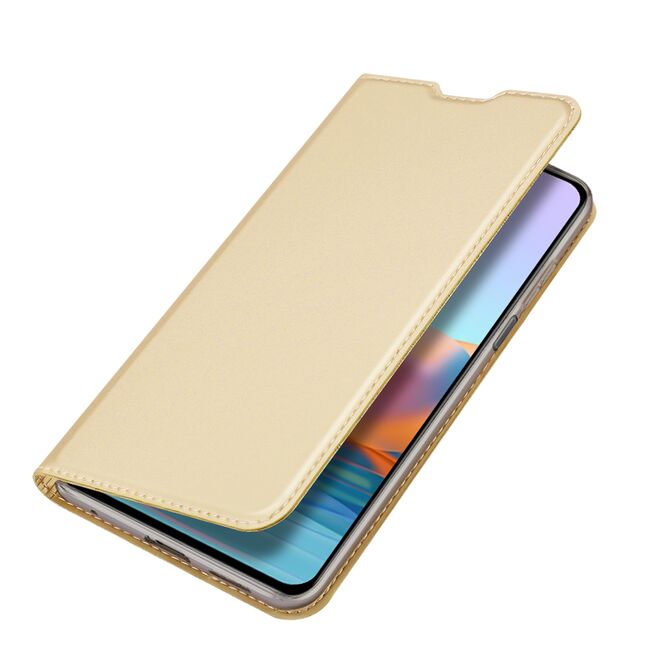 Husa DUX DUCIS Skin Pro Bookcase pentru Xiaomi Redmi Note 10 Pro (gold)