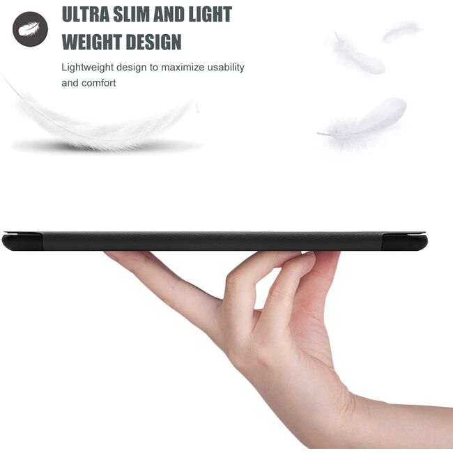 Pachet 360: Folie din sticla + Husa pentru Samsung Galaxy Tab A 10.1 2019 T510/T515 ProCase de tip stand, negru