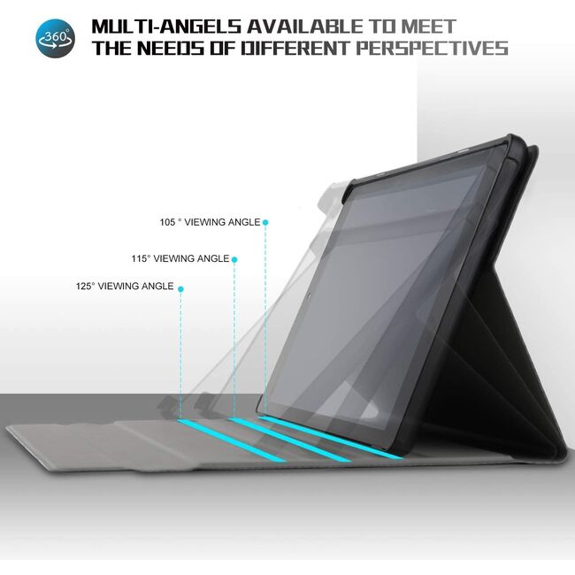 Husa cu tastatura iluminata pentru Samsung Galaxy Tab A7 10.4 inch T500/T505, negru