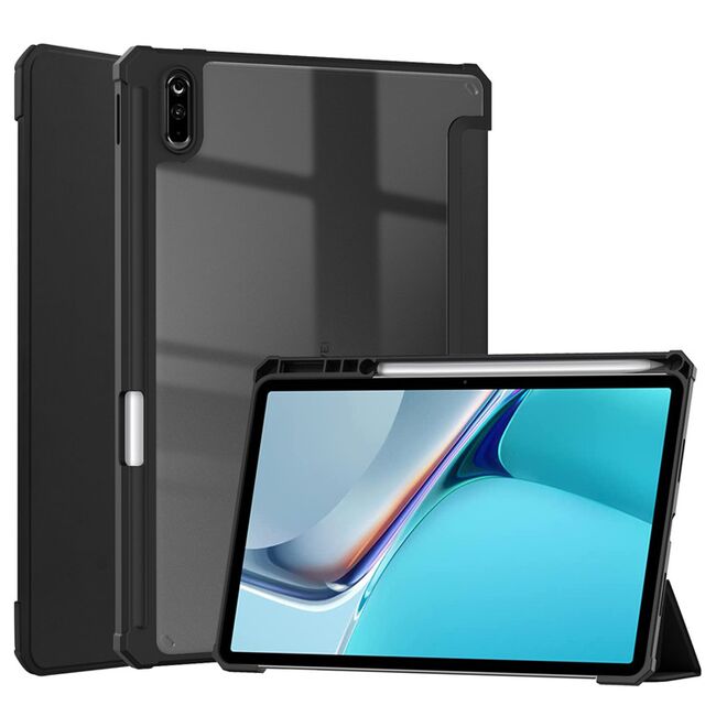 Husa pentru tableta Huawei MatePad 11, Armored ProCase cu suport M-Pencil, negru - transparent