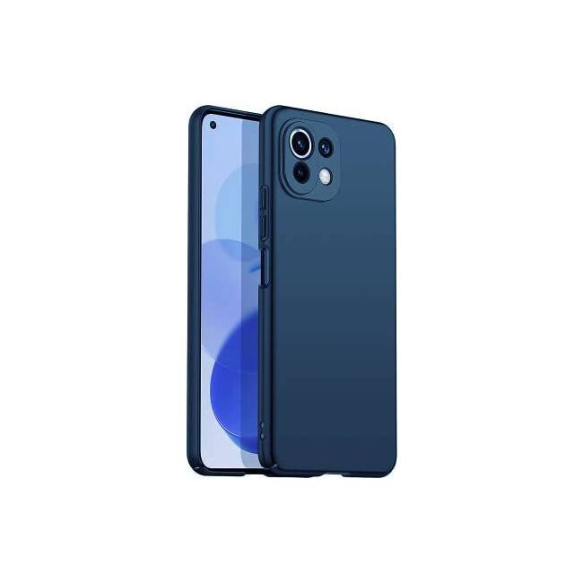 Husa Xiaomi Mi 11 Lite Liquid Silicon, navy blue