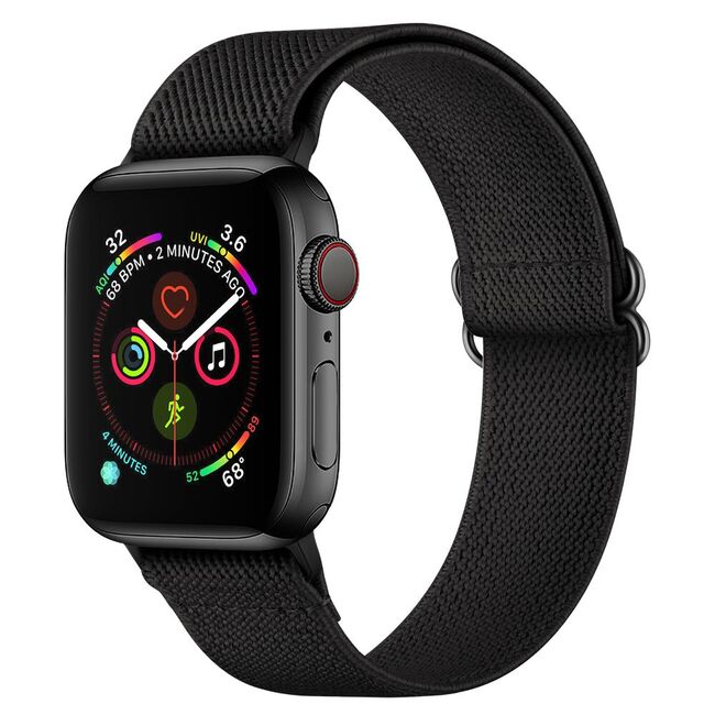 Curea Tech-Protect Mellow compatibila cu Apple Watch 4/5/6/7/SE (42/44/45mm) Negru