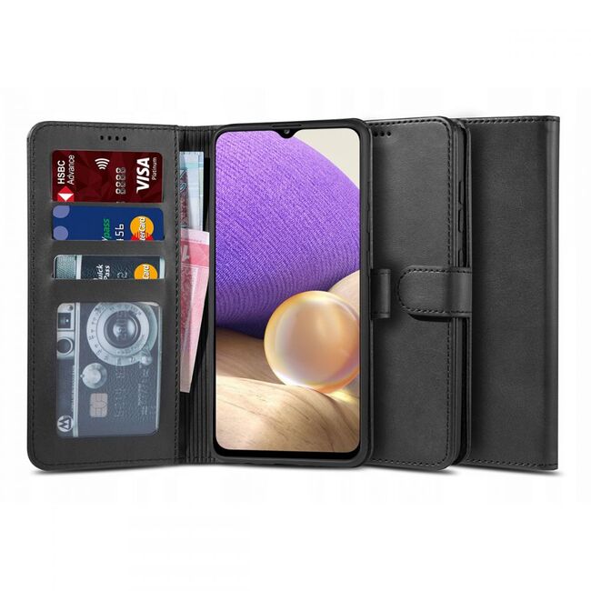 Husa pentru Samsung Galaxy A32 5G Tech-Protect Wallet 2 - negru