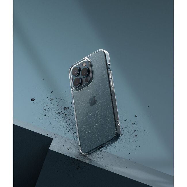 Husa Ringke Air Glitter compatibila cu iPhone 13 Pro clear