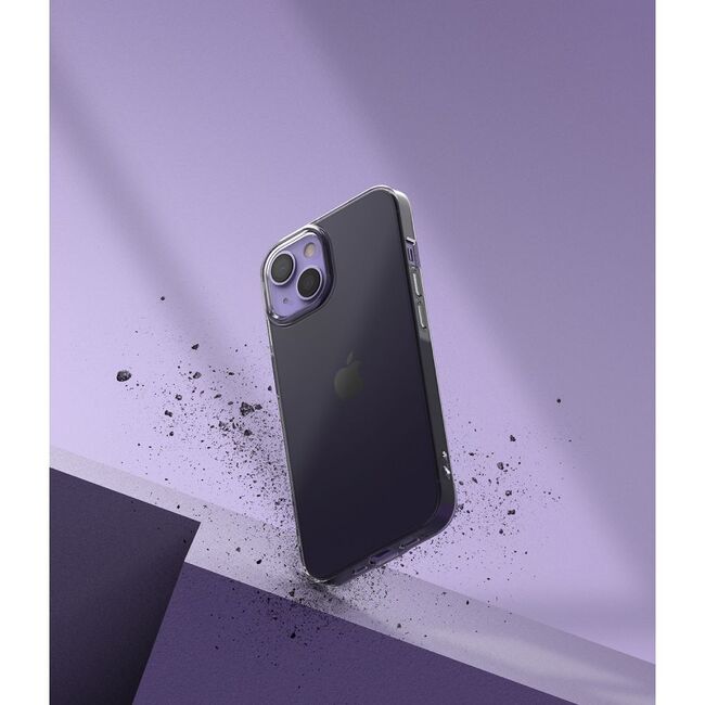 Husa Ringke Air compatibila cu iPhone 13 SMOKE negru
