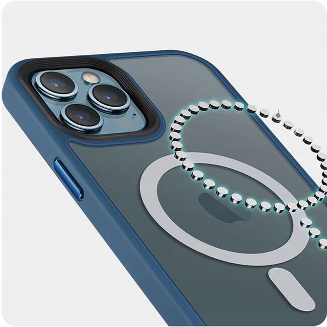 Husa Tech-Protect MAGMAT MagSafe compatibila cu Iphone 13 PRO Matte Black