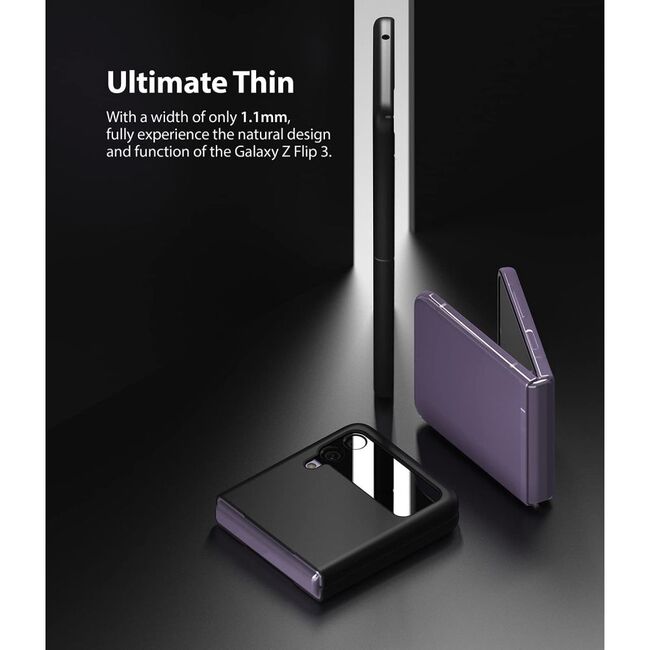 Husa Ringke Slim pentru Samsung Galaxy Z Flip 3 negru