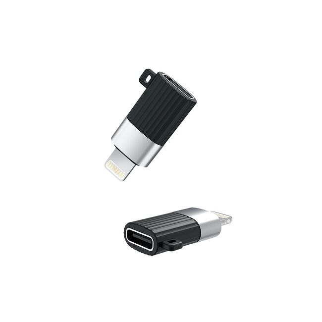 XO adaptor NB149-D de la USB-C la Lightning (iPhone), negru