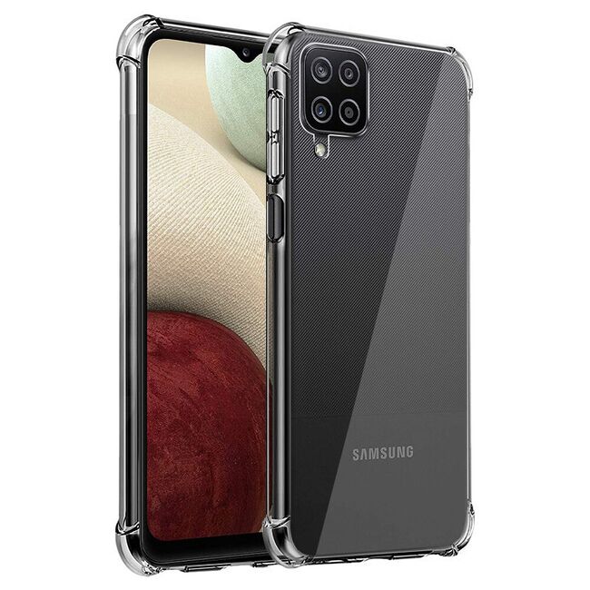 Pachet 360: Folie sticla + Husa pentru Samsung Galaxy A22 / M22 4G Anti-Shock 1.5mm, transparent