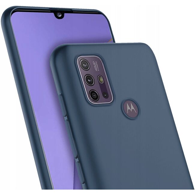 Husa Motorola Moto G10, G30 Liquid Silicone, navy blue