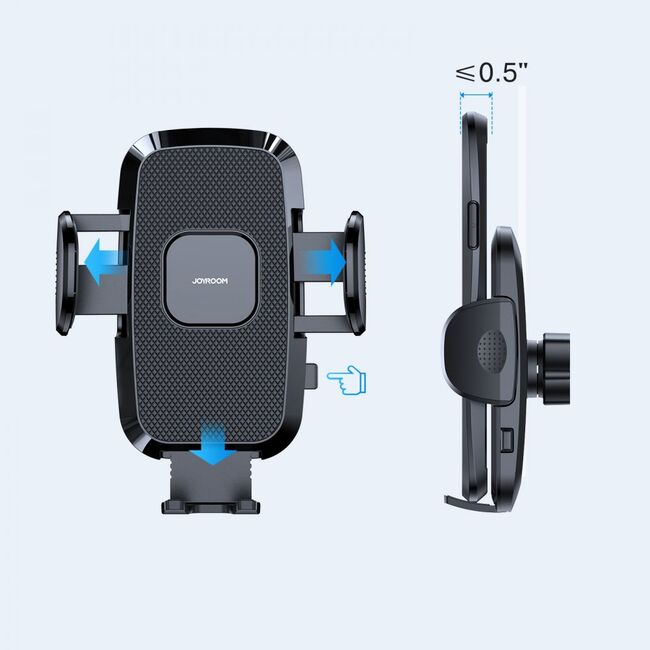 Suport Auto Telefon cu Brat Flexibil – Prindere pe Bord sau Parbriz, Rotire 360°, Compatibil Universal 4.7-6.9", Joyroom JR-ZS259, Negru