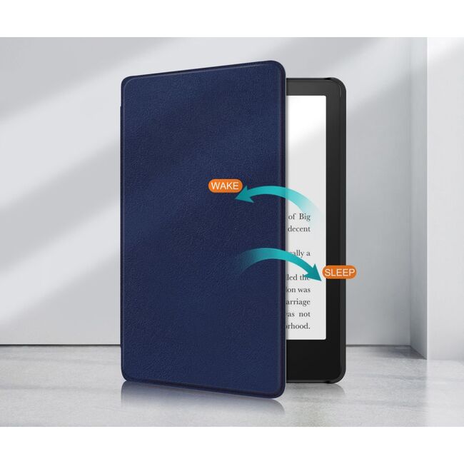 Husa pentru Kindle Paperwhite 2021 6.8 inch Procase ultra-light, navy blue