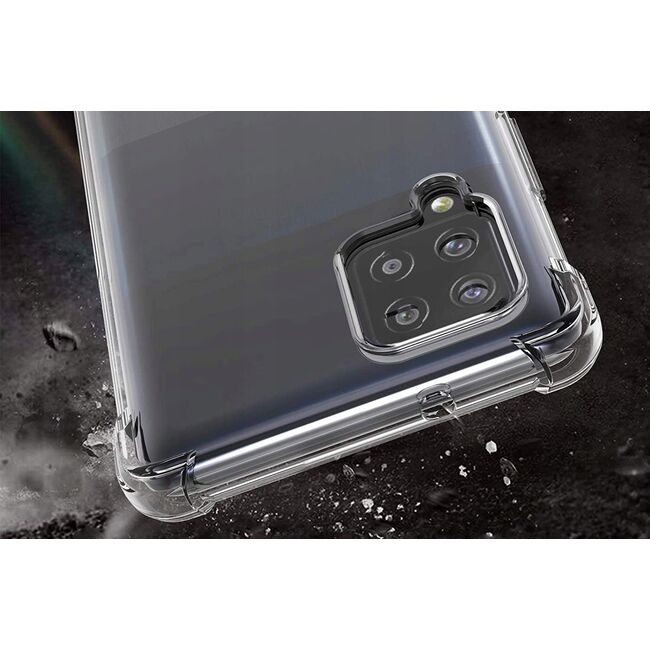 Pachet 360: Folie din sticla + Husa Anti Shock 1.5mm pentru Samsung Galaxy A42 (transparent)