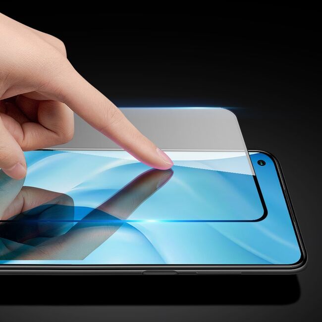 Folie sticla securizata Xiaomi Mi 11 Lite Dux Ducis 9D Tempered Glass Tough Screen Protector Full Coveraged, margini negre