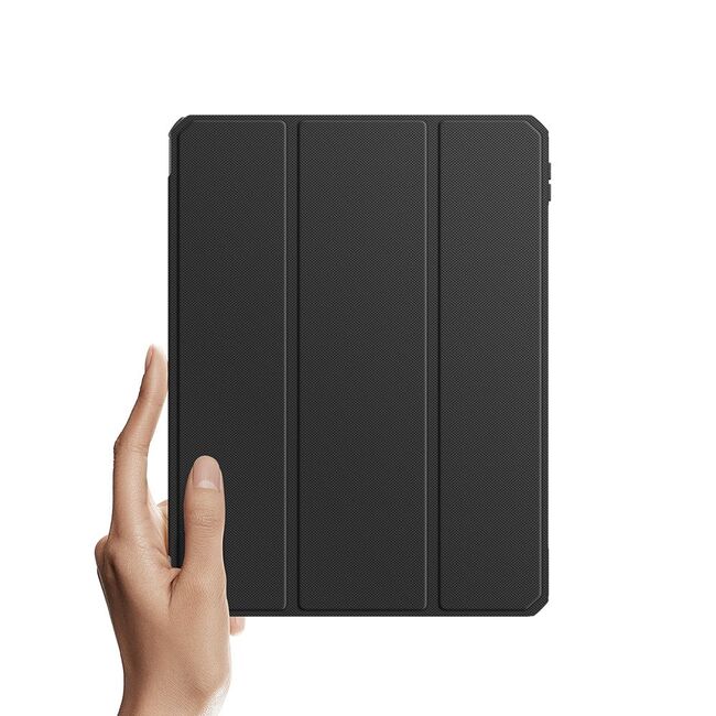 Husa pentru iPad Pro 12.9 inch 2022, 2021, 2020 Multi-angle Stand Smart Sleep Function, negru