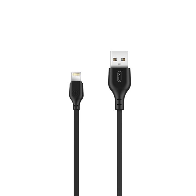 Cablu de incarcare iPhone USB - Lightning 1,0 m 2,1A XO, negru