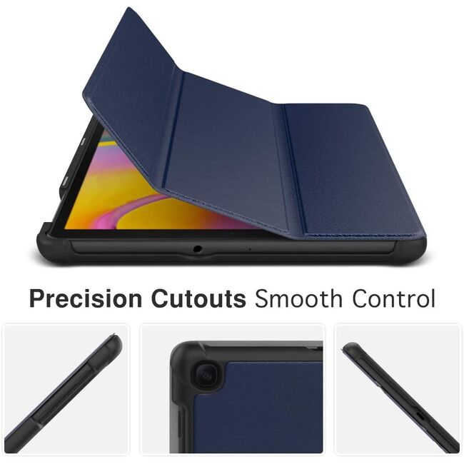 Husa pentru Samsung Galaxy Tab A 10.1 2019 T510/T515 ProCase de tip stand, navy blue