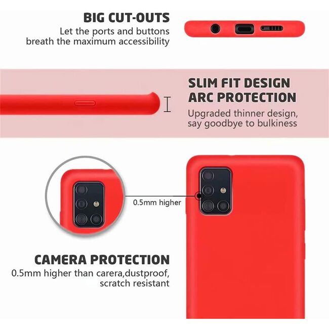 Husa pentru Samsung Galaxy A51 LiteCase TPU rosu