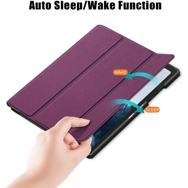 Husa pentru Samsung Galaxy Tab A7 Protect cu functie wake-up/sleep, mov