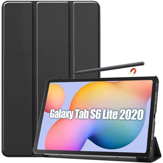 Husa tableta Samsung Galaxy Tab S6 Lite 10.4 P610 P615 ProCase tri-fold, negru