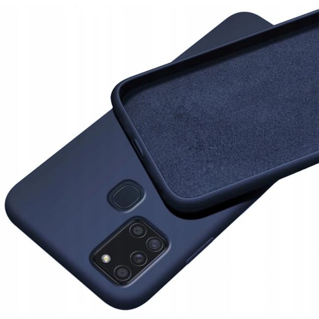 Husa pentru Samsung Galaxy A21s LiteCase, Flexible Silicone, albastru