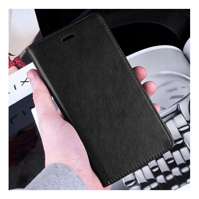 Husa Samsung Galaxy A51 Book FlipCase Magnetic, negru