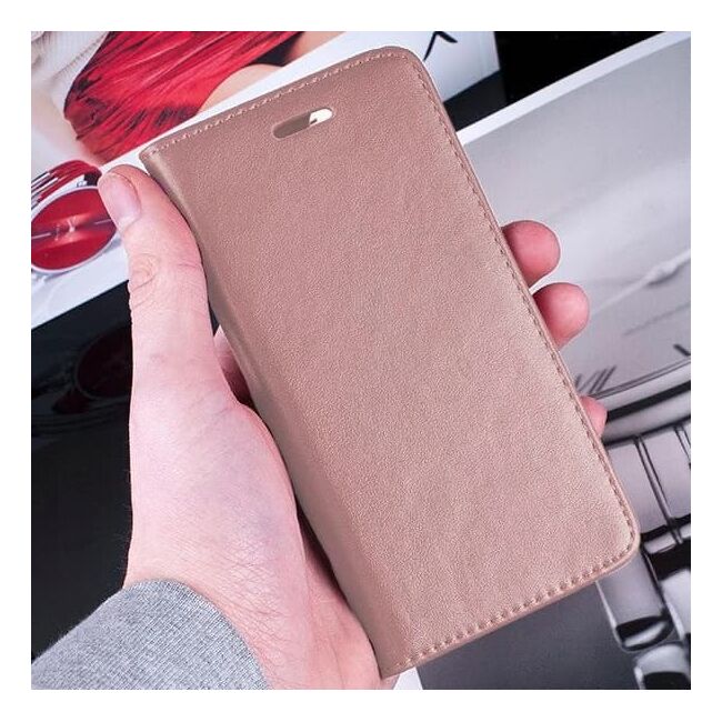 Husa Samsung Galaxy A51 Book FlipCase Magnetic, rose gold