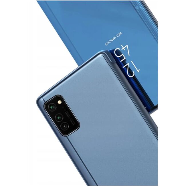 Husa Samsung Galaxy A71 FlipCase Clear View, albastru