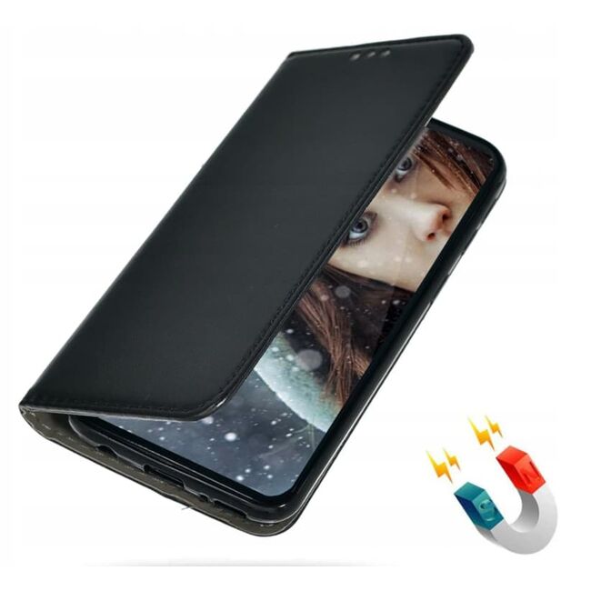 Husa Samsung Galaxy A71 Book FlipCase Magnetic, negru
