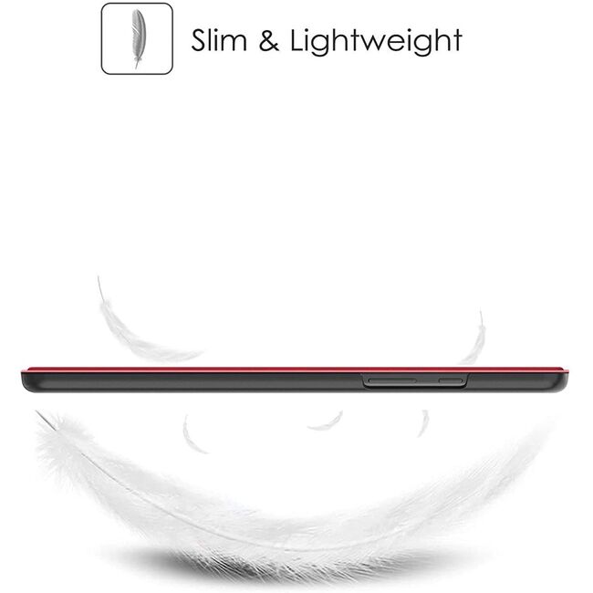 Husa pentru Samsung Galaxy Tab A7 10.4 inch 2020, 2022 Protect cu functie wake-up/sleep, burgundy