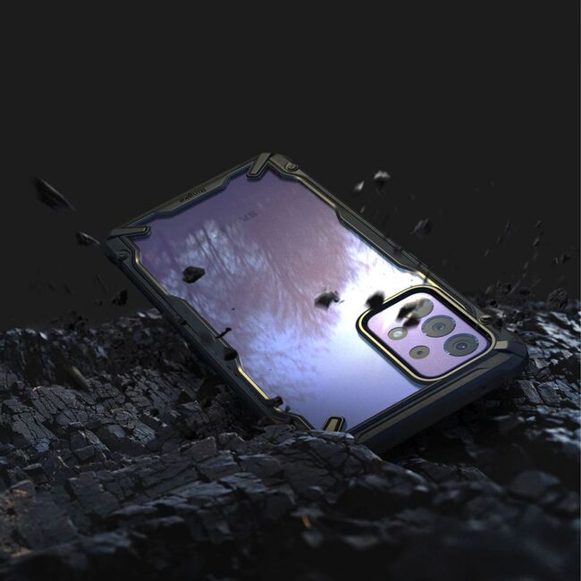 Husa pentru Samsung Galaxy A72 Ringke Fusion X - negru