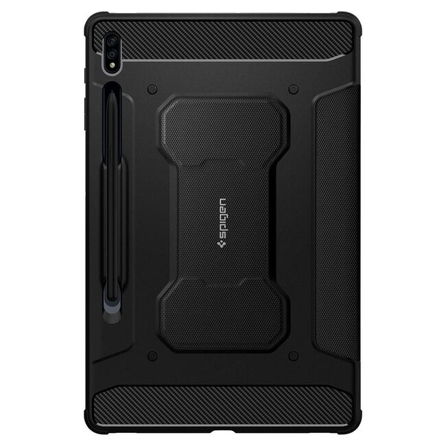 Husa pentru tableta Samsung Galaxy Tab S7, S8 11 inch Spigen Rugged Armor Pro, negru