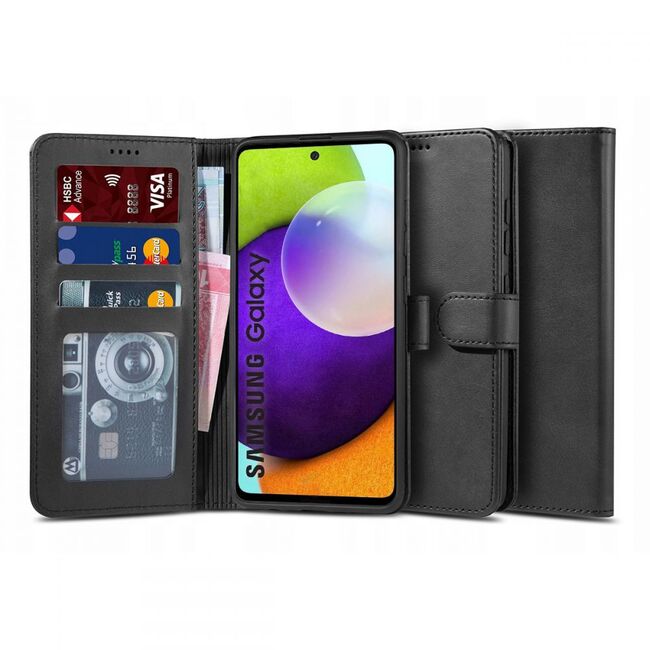 Husa pentru Samsung Galaxy A72 Tech-protect wallet 2 - negru