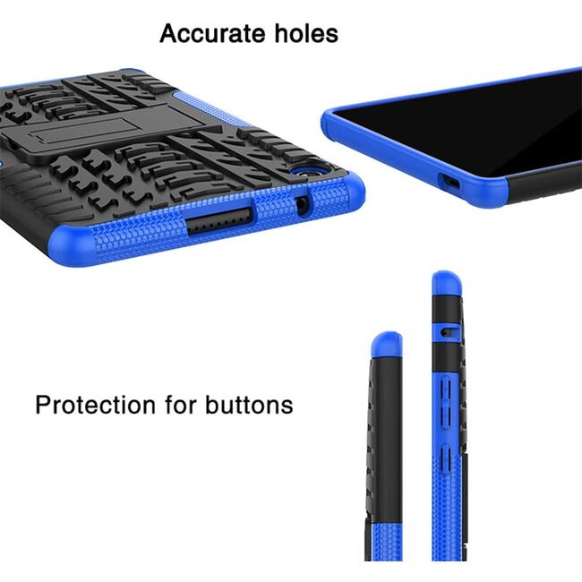 Husa tableta Huawei Matepad T8 Shookproof, negru-albastru