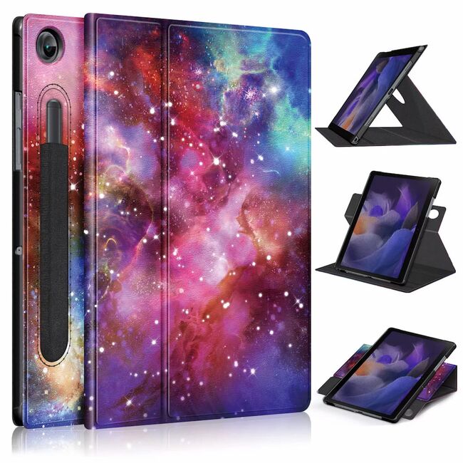 Husa pentru tableta Samsung Galaxy Tab A8 10.5 2021 X200, X205, ProCase rotativa 360 de tip stand, galaxy