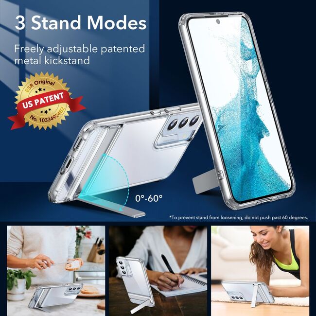 Husa pentru Samsung Galaxy S22 Plus ESR Air Shield Boost, clear