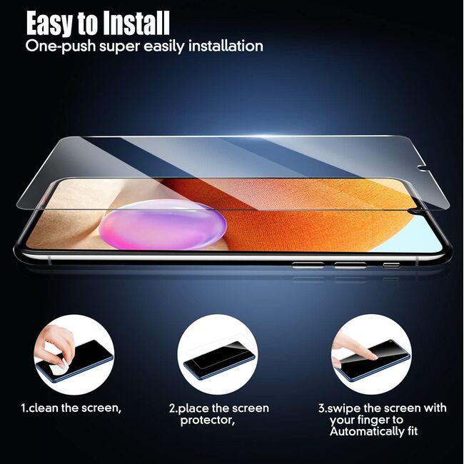 Folie din sticla securizata pentru Samsung Galaxy A13 4G, A13 5G 9H Hardness, Anti-Scratch