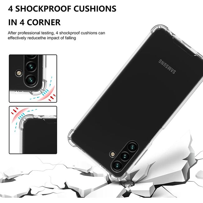 Husa pentru Samsung Galaxy A13 5G Anti-Shock 1.5mm, transparent