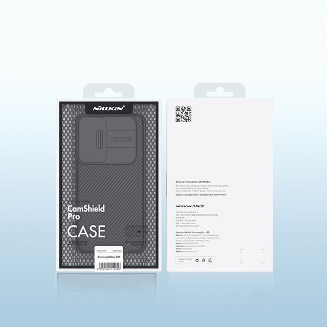 Husa pentru Samsung Galaxy S22 Plus Nillkin Camshield Pro, negru