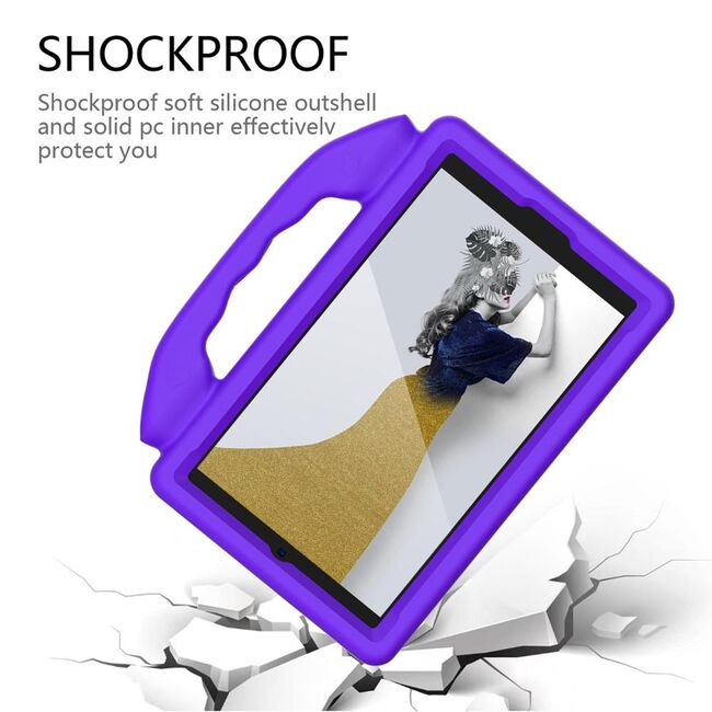 Husa Samsung Galaxy Tab A7 Lite 8.7 inch Shockproof de tip stand, mov