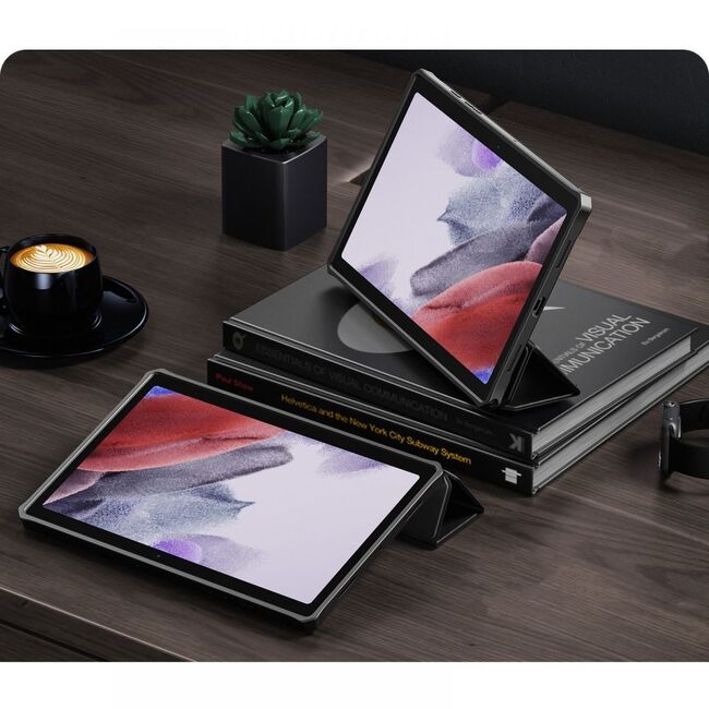 Husa pentru Samsung Galaxy Tab A8 2021 10.5 inch X200, X205 Infiland Rugged Folio, negru