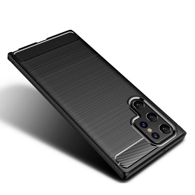 Husa Samsung Galaxy S22 Ultra 5G Carbon, negru