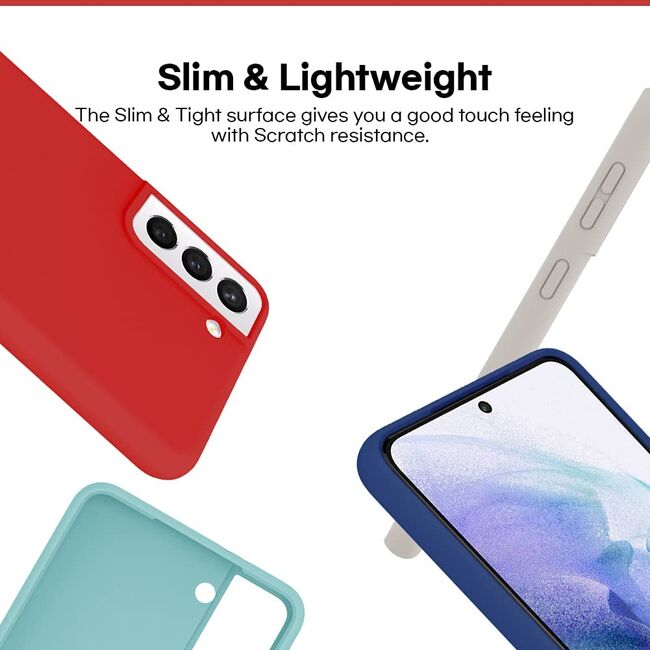 Husa pentru Samsung Galaxy S22 Plus Slim 0.5 mm, rosu