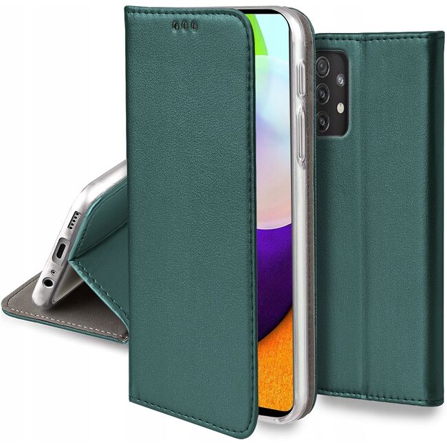 Husa pentru Samsung Galaxy A52, A52s LiteCase Wallet, dark green