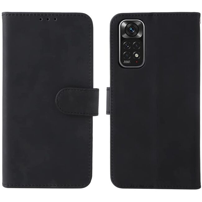Husa pentru Xiaomi Redmi Note 11 4G / Note 11s Wallet tip carte, negru