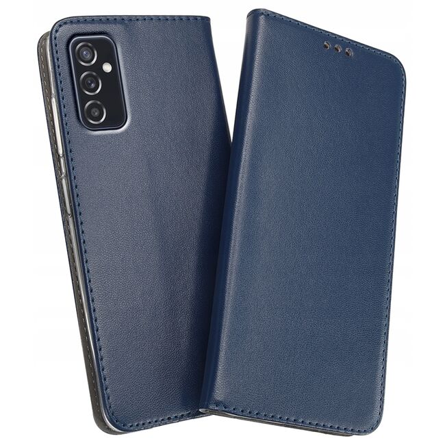 Husa pentru Samsung Galaxy M52 5G Wallet tip carte, navy blue
