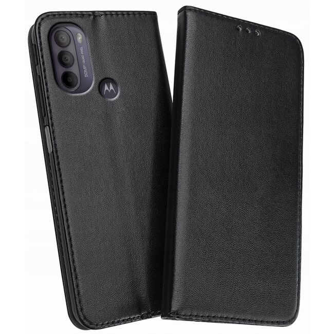 Husa pentru Motorola Moto G31 / G41 Wallet tip carte, negru