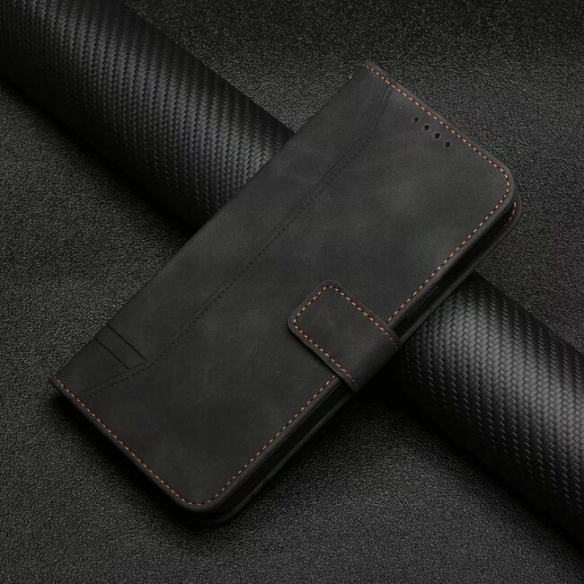 Husa pentru Motorola Moto G71 5G Wallet tip carte, negru